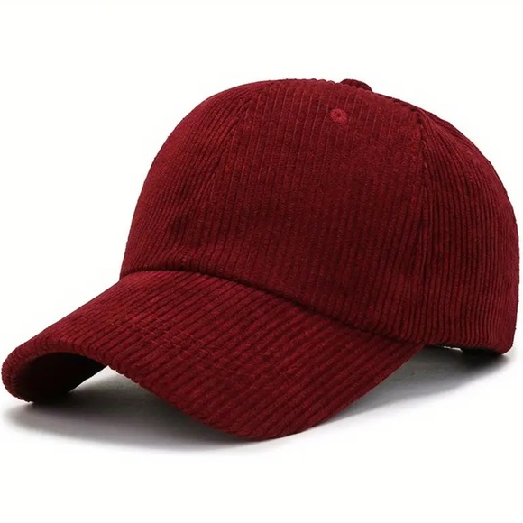 Women's Corduroy Trendy Baseball Cap Hat - Picture 1 of 1